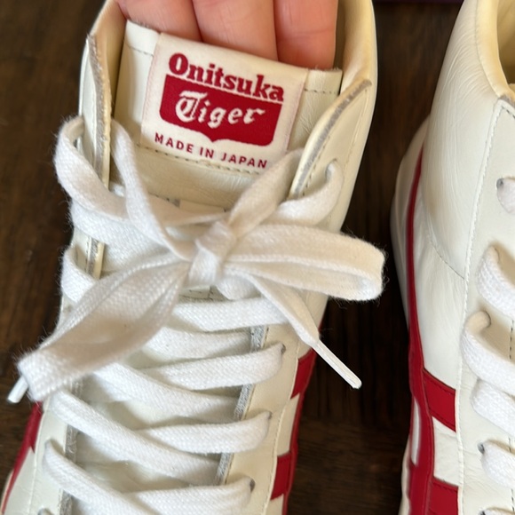 Onitsuka Tiger Fabre Hi NM white classic red new in box size euro 40.5 - Picture 6 of 12